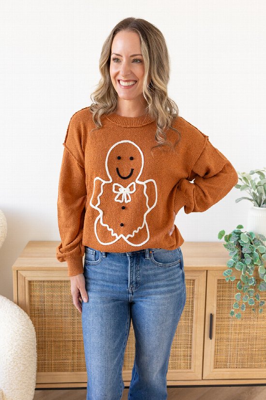Jolly Gingerbread Sweater